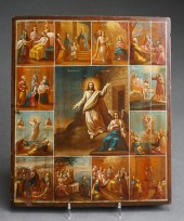 RUSSIAN ICON OF THE RISEN CHRI