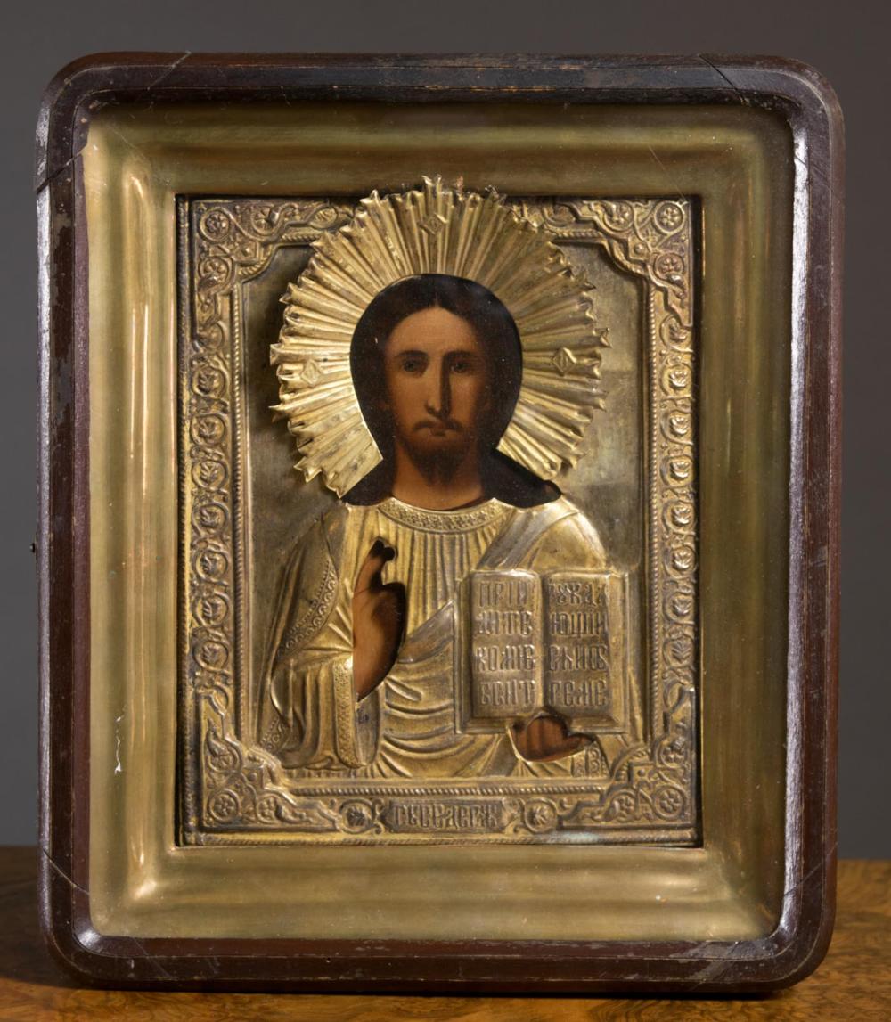 RUSSIAN ICON, PANTOCRATORRUSSIAN