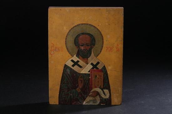 RUSSIAN ICON SAINT NICHOLAS. 18th