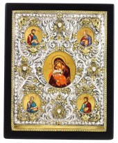 RUSSIAN ICON, "VIRGIN AND CHIL