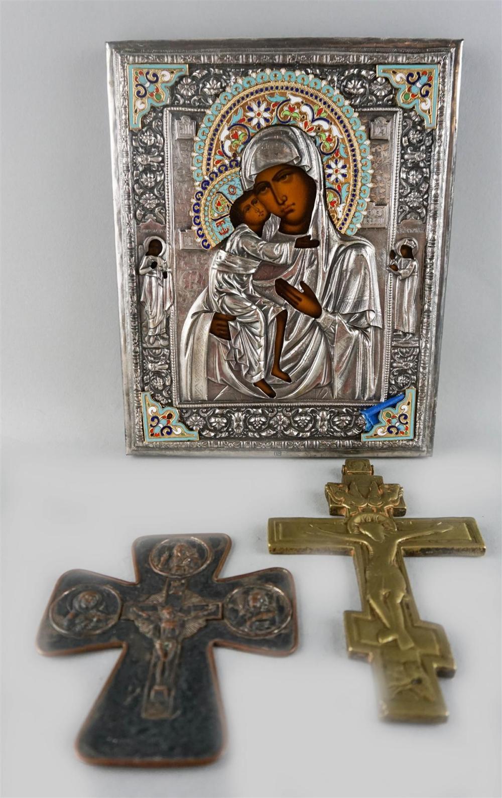RUSSIAN ICONS OF MARY AND THE