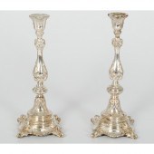 Russian Judaica Candlesticks R