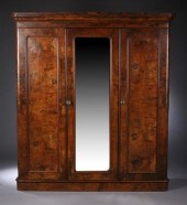 RUSSIAN KARELIAN BIRCH ARMOIRE