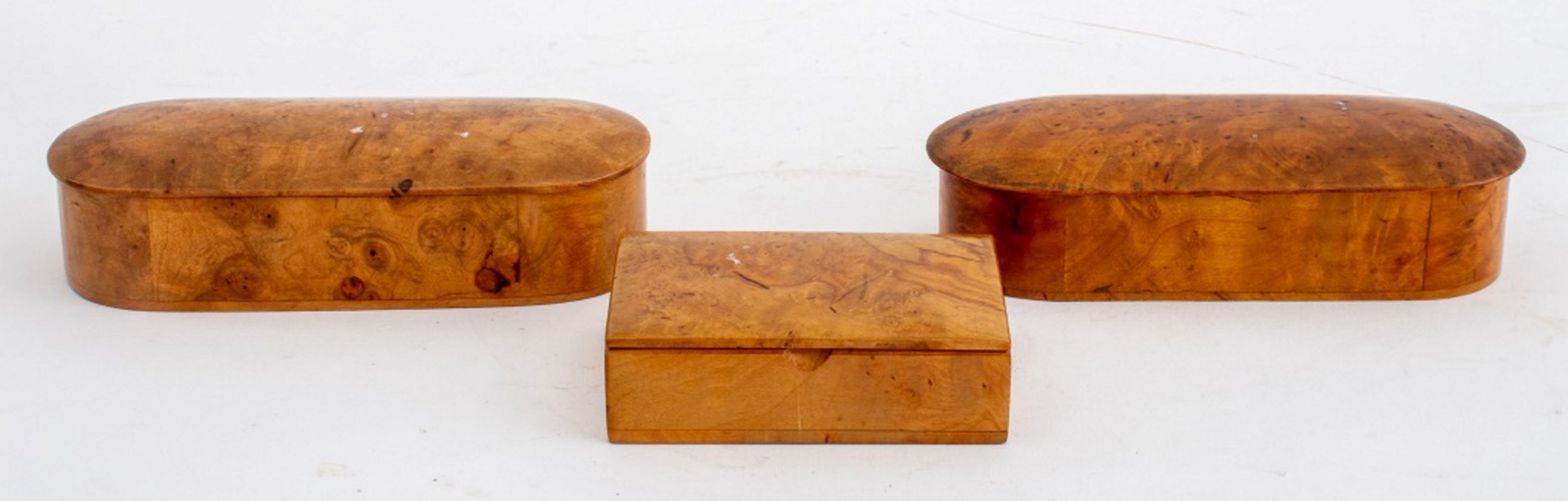 RUSSIAN KARELIAN BIRCH BOXES, 3