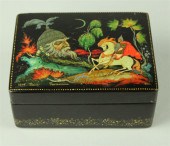 RUSSIAN LACQUER BOX colorfully