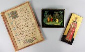 RUSSIAN LACQUER BOX Signed and