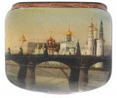 RUSSIAN LACQUER COIN PURSE, KR