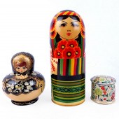 RUSSIAN LACQUER TABLEWARETwo V