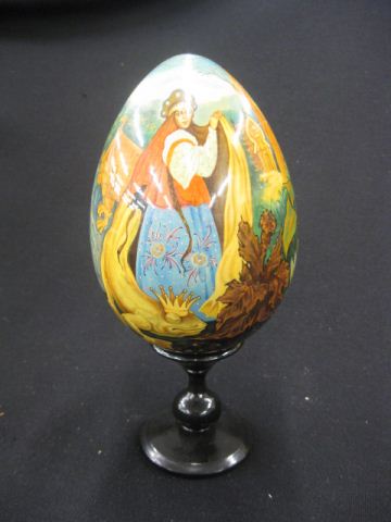 Russian Lacquerware Egg fairy