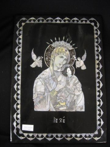 Russian Lacquerware Iconwith