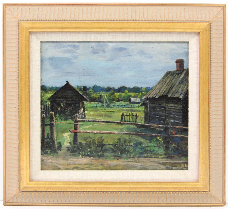 Russian Landscape Paintingoil on