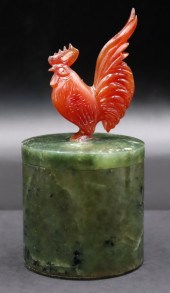 RUSSIAN LIDDED NEPHRITE JADE V
