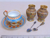 RUSSIAN LOT, CUP & SAUCER, PAI