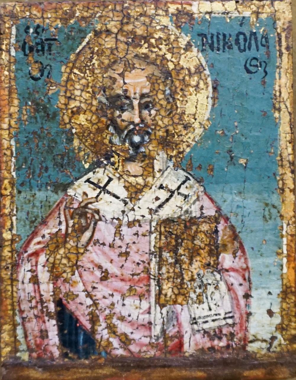 RUSSIAN MINIATURE ICON OF SAINT
