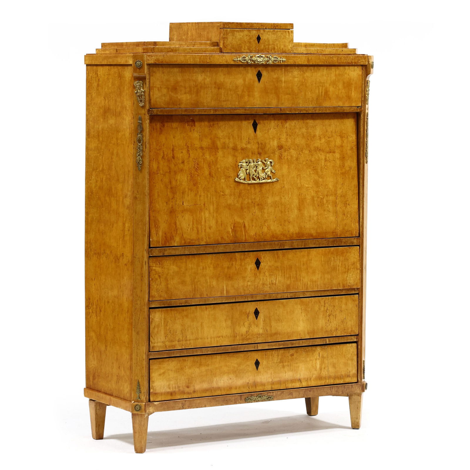 RUSSIAN NEOCLASSICAL BURLED BIRCH