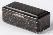 RUSSIAN NIELLO SILVER BOX, LAT