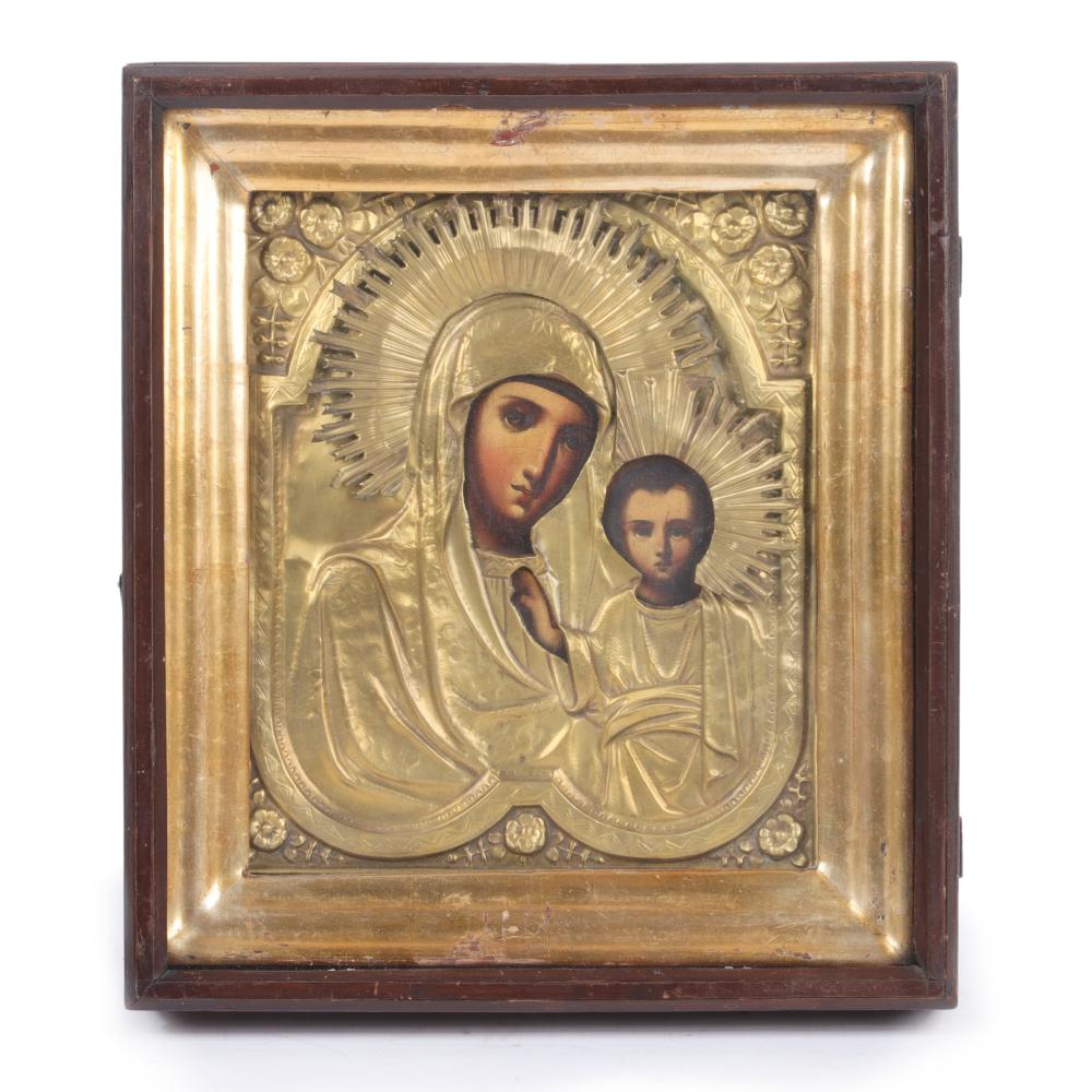 RUSSIAN ORTHODOX ICON, HAND PAINTED