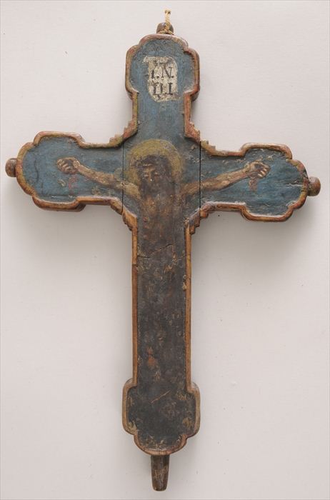 RUSSIAN PAINTED WOOD DOUBLE-SIDED