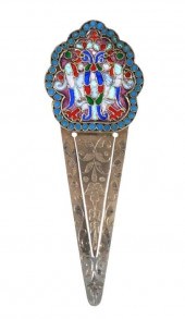 RUSSIAN PLIQUE A JOUR ENAMEL B