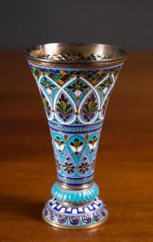 RUSSIAN PLIQUE-A-JOUR ENAMELED