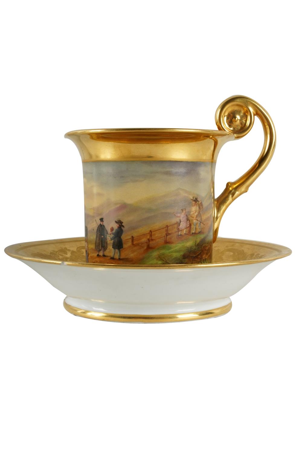 RUSSIAN PORCELAIN CUP &
