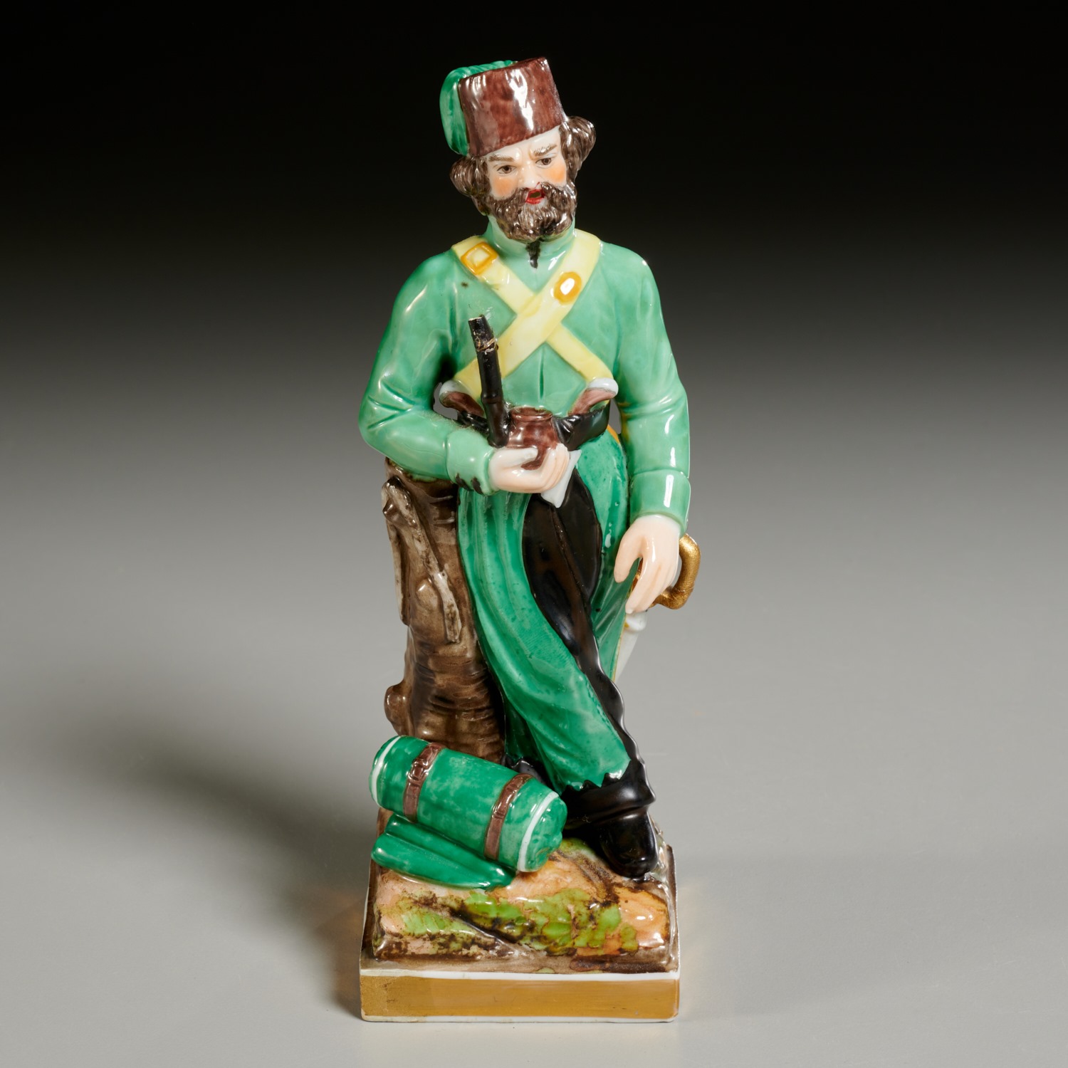 RUSSIAN PORCELAIN FIGURAL INCENSE