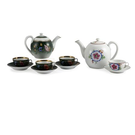 Russian Porcelain Partial Tea