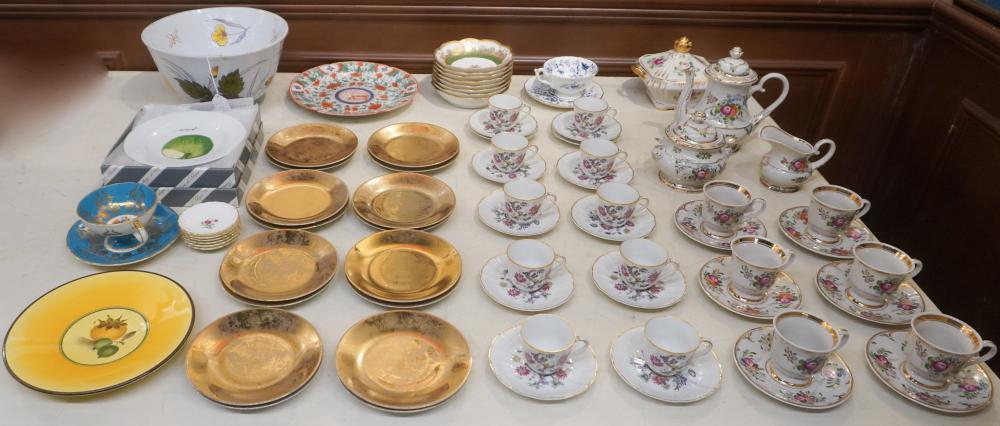 RUSSIAN PORCELAIN TEA SET,
