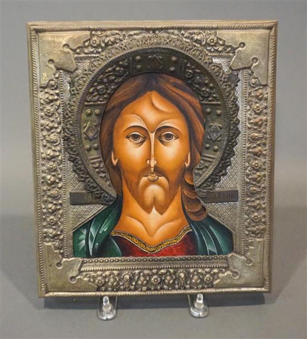 RUSSIAN PRINTED ICON OF JESUS