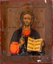 RUSSIAN PROVINCIAL ICON OF CHR
