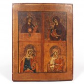 RUSSIAN QUADRIPARTITE MADONNA
