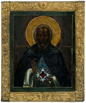 Russian reliquary, St. Sequis