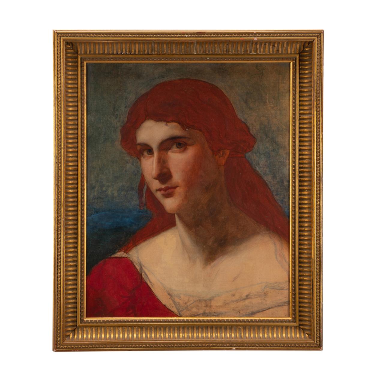RUSSIAN SCHOOL PRE-RAPHAELITE RED
