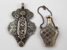Russian silver. A pendant the