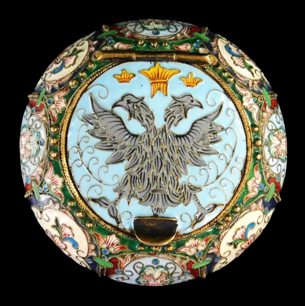 RUSSIAN SILVER AND CLOISONNé