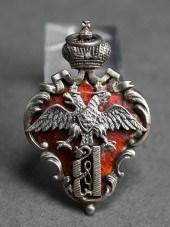 RUSSIAN SILVER AND ENAMEL JETO