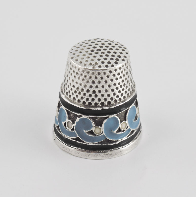 RUSSIAN SILVER AND ENAMEL