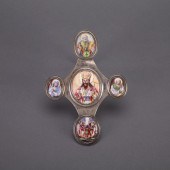 Russian Silver and Painted Ena