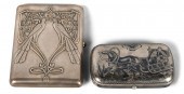 RUSSIAN SILVER ART NOUVEAU CIG
