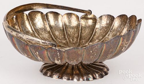 RUSSIAN SILVER BASKET, 19TH