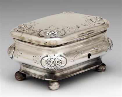 Russian silver box    maker's