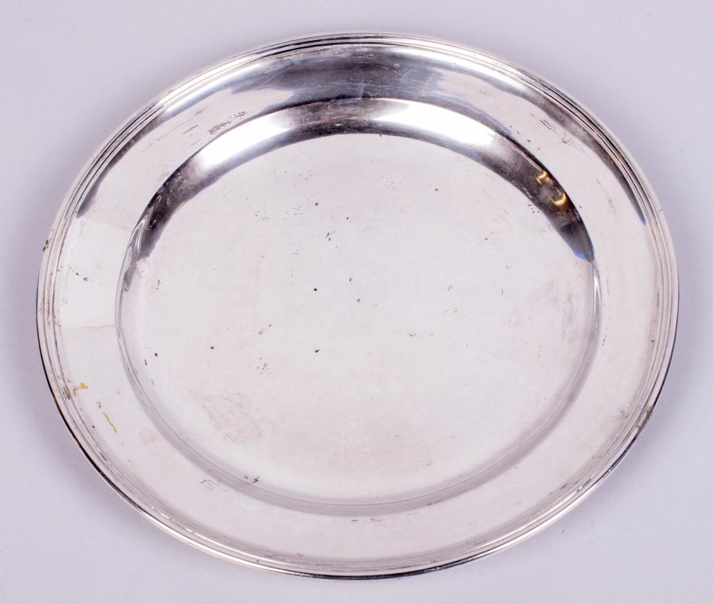 RUSSIAN SILVER CHARGER, ST.