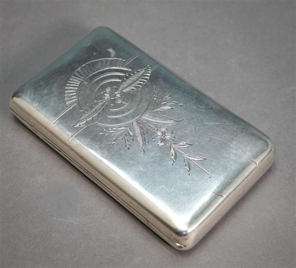 RUSSIAN SILVER CIGARETTE CASE,