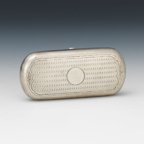 RUSSIAN SILVER CIGARETTE CASE,