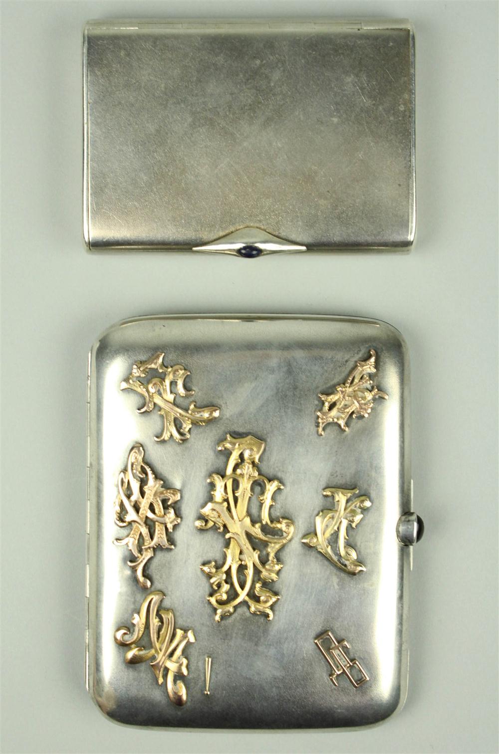 RUSSIAN SILVER CIGARETTE CASE