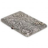 RUSSIAN SILVER CIGARETTE CASED