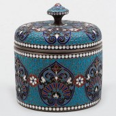 RUSSIAN SILVER CLOISONNÃ© ENAM