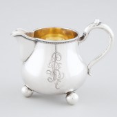 Russian Silver Cream Jug, Nich