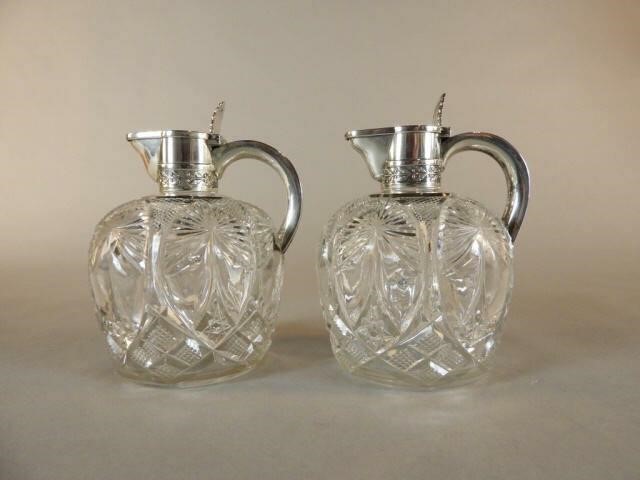 RUSSIAN SILVER & CUT GLASS SPIRIT