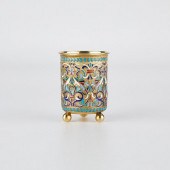 RUSSIAN SILVER ENAMEL BEAKER P